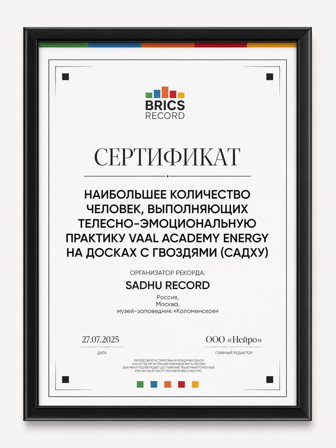 VAAL Academy Energy на гвоздях